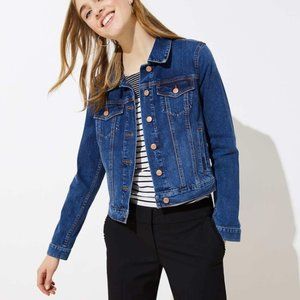 Loft Women's Dark Denim Jacket